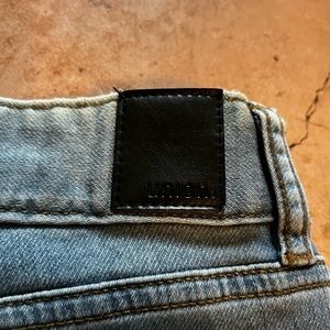 Union Lite blue jeans.